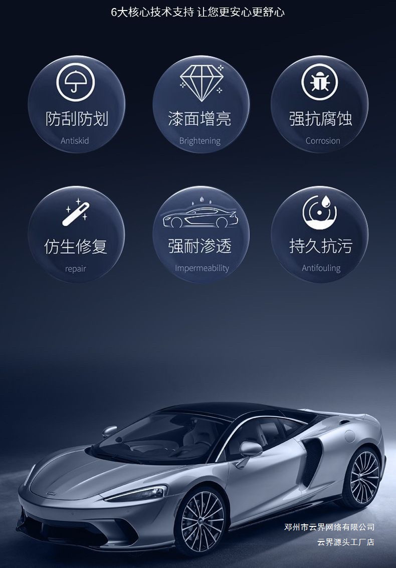 Yunjie Car Tpu Invisible Car Cover Transparent Car Film Full Car Paint Surface Protection Auto-Repair Anti-Scratch