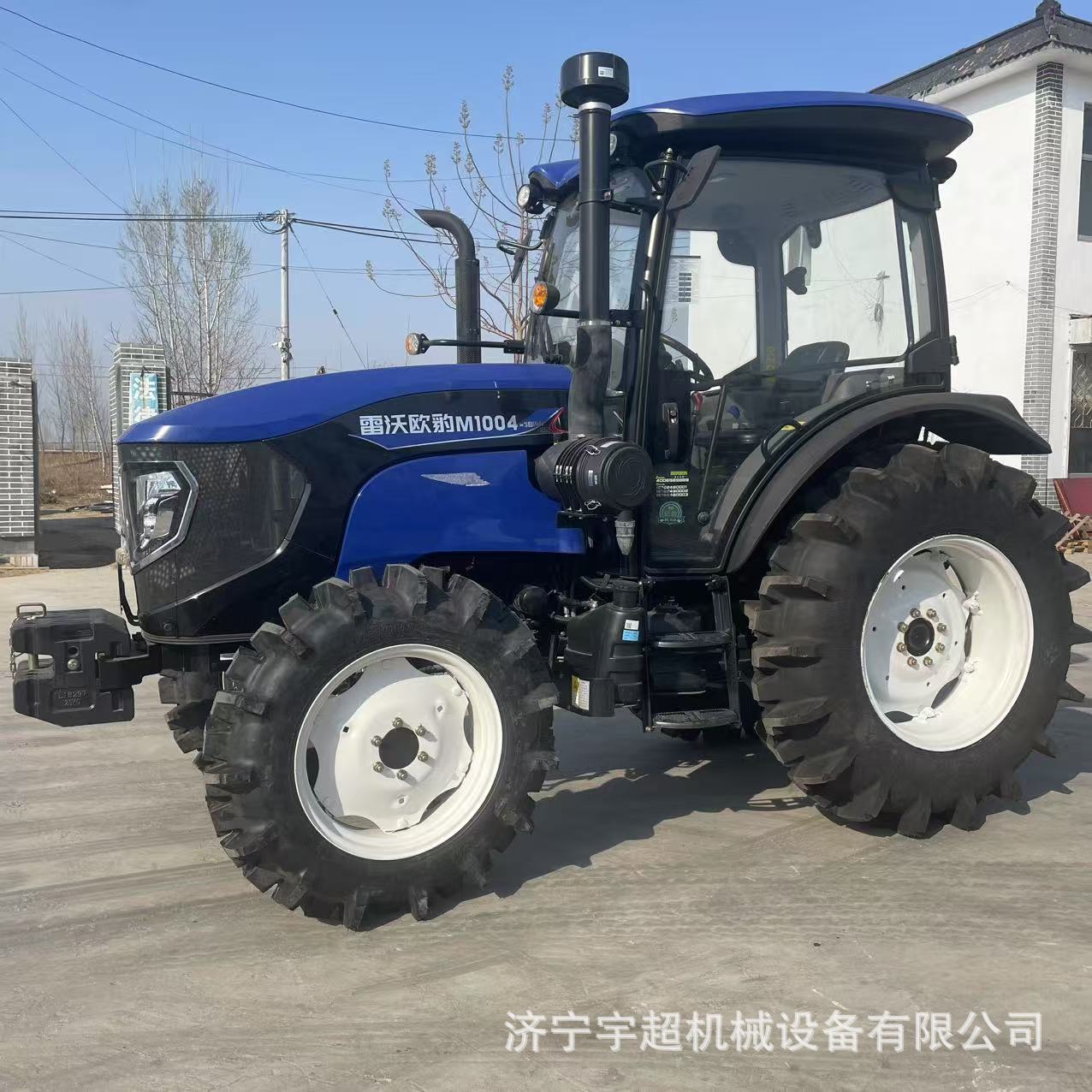 新车雷沃四驱100马力拖拉机 补后提车农用四轮拖拉机带农具配件