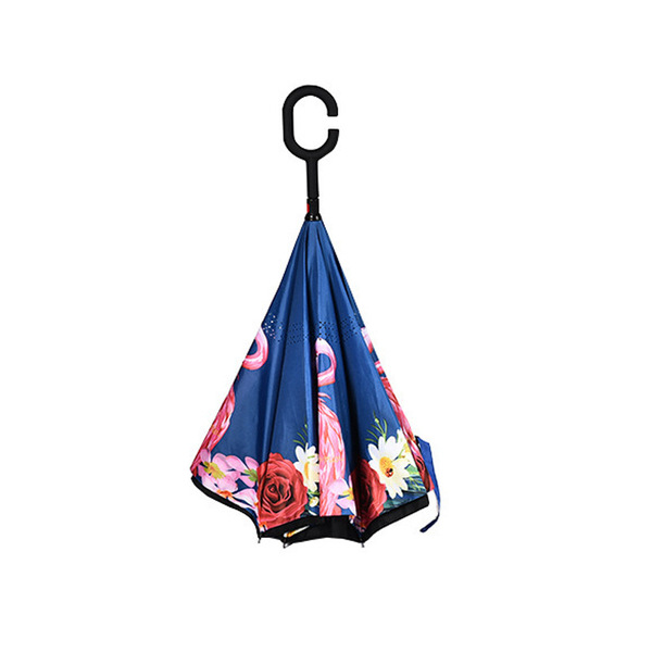 Automatic double-layer umbrella for men and women solar-powered