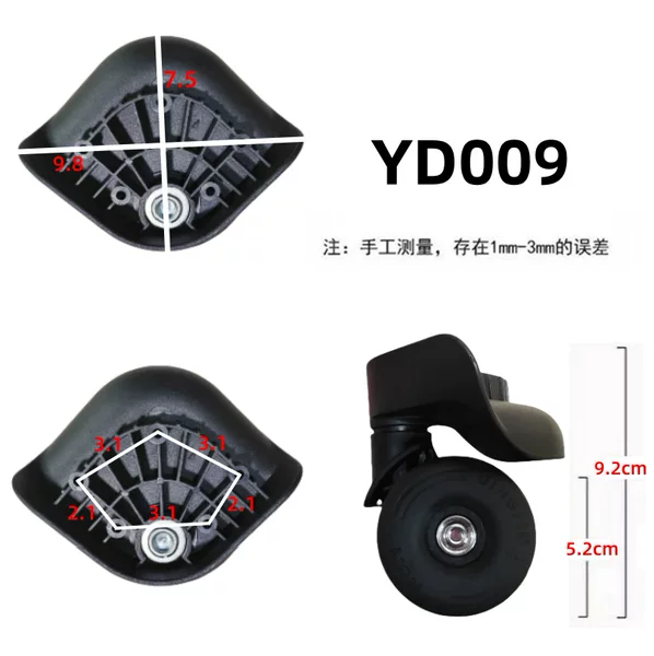 Suitcase Wheel Replacement Repair Parts Universal Wheel Trolley Suitcase Wheels Travel Suitcase Casters