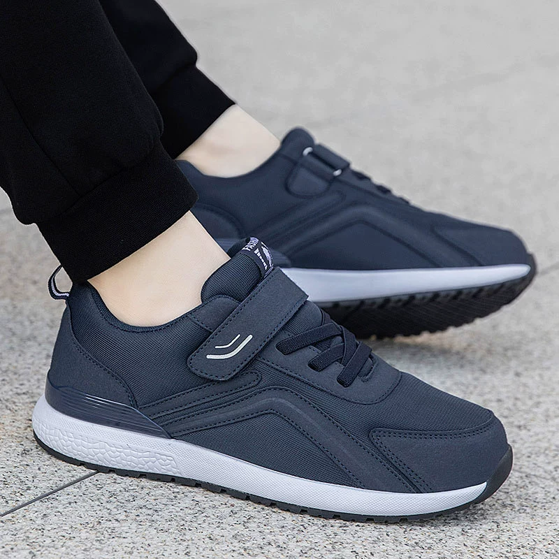 Спортивная обувь Мужская 2025 Весна дышащая дорожная обувь для пожилых людей беговая обувь для пожилых пар кроссовки на мягкой подошве оптом