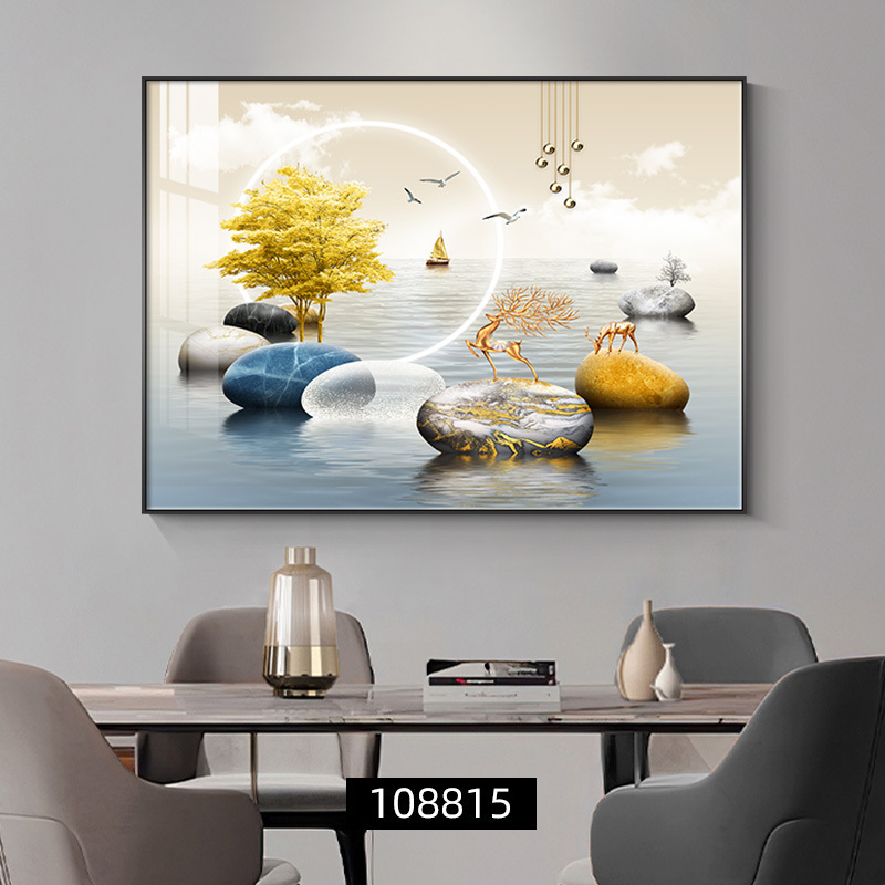 轻奢大气餐厅装饰画高级感餐桌卧室饭厅挂画现代简约客厅墙面壁画|undefined