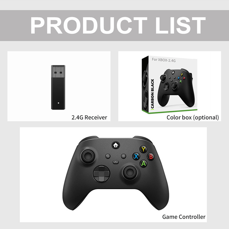 Articolo di tendenza transfrontaliero compatibile con controller wireless XSS neutro 2.4G per Xbox Series X/S e PC._voghion.com