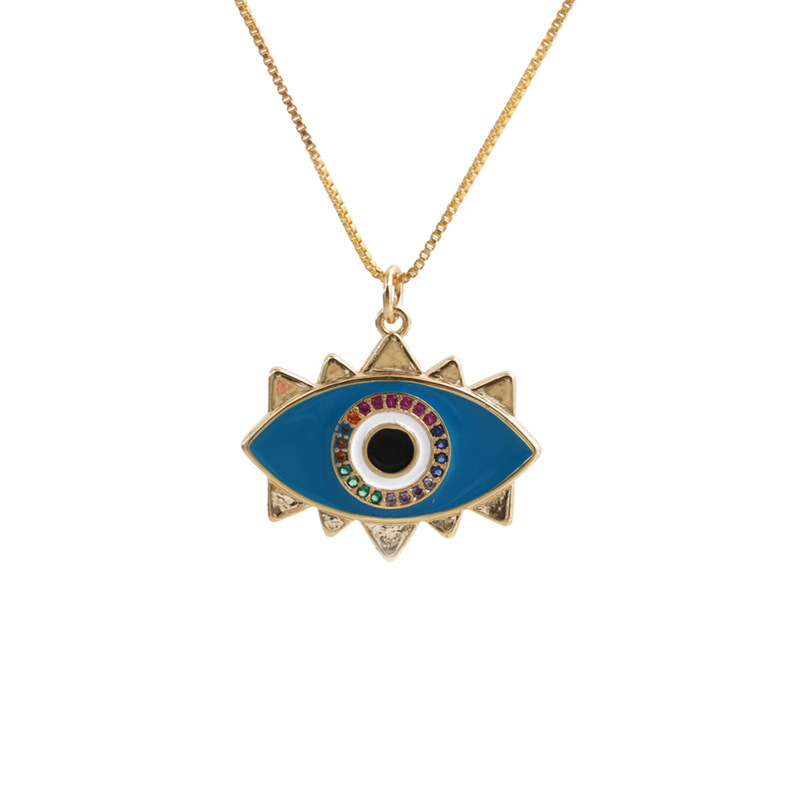 Simple Demon Eye Pendant Necklacepicture3
