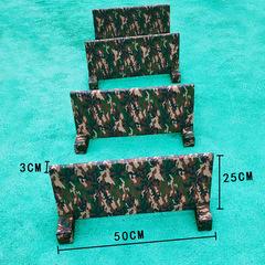 新款體智能道具小型迷彩擋板幼兒園軍體體育訓練器材幼兒軍事訓練