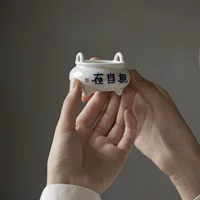 Jingdao розовая зеленая керамическая маленькая курильница ручное письмо наблюдение курильница линия курильница дзен ручная роспись курильница для благовоний