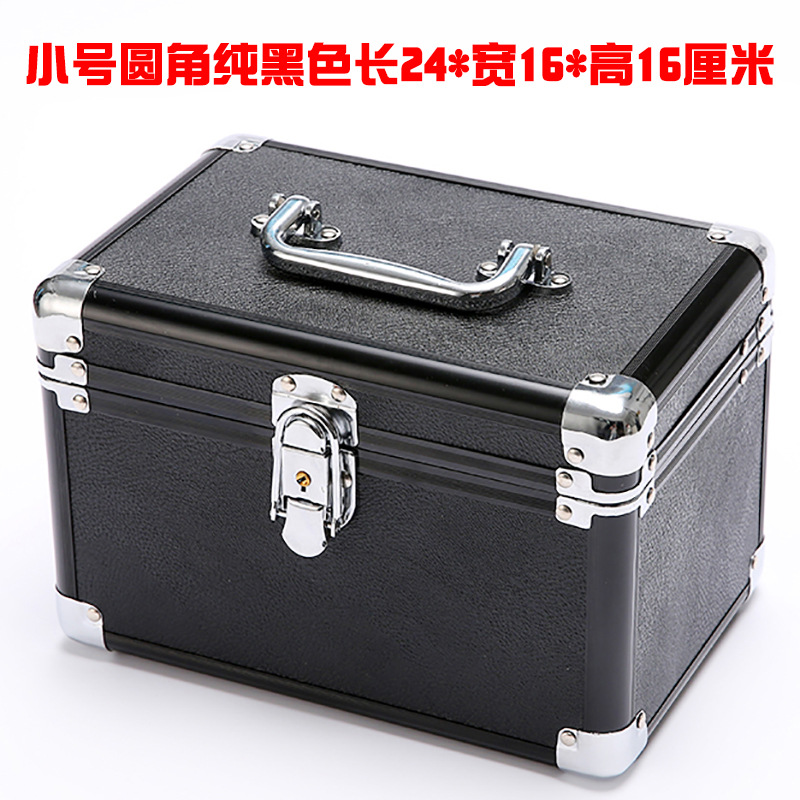 더블 레이어 작은 둥근 모서리 퓨어 블랙