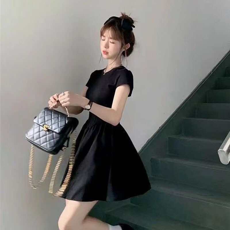 ホットガールセクシースリムドレスレディースサマーデザインウエスト痩身ショートスカート多用途ヒップカバースカート|undefined
