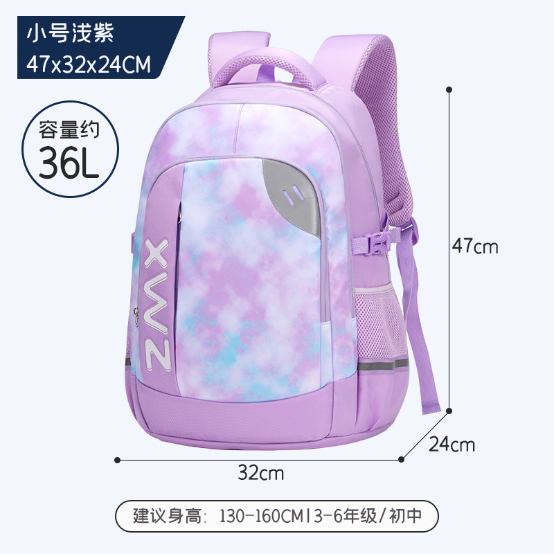 Sesame Baby nueva escuela primaria escuela secundaria mochila para niños y niñas de gran capacidad 4-9 grados reducción de carga mochila de protección de la columna