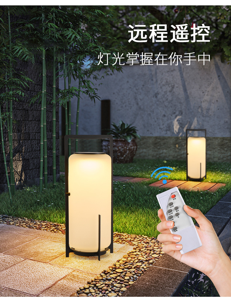 户外太阳能庭院灯别墅室外水花园草坪露台景观氛围装饰落地灯摆件-阿里巴巴