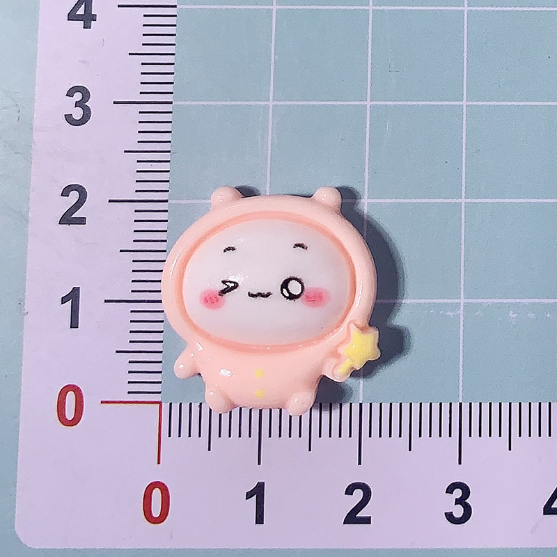 Nuevos dibujos animados Ji Kawaddi accesorios de resina crema pegamento para el cabello clip para el cabello caso de teléfono móvil colgante botón de zapatos muñeca