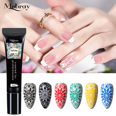 Nail art printing glue high concentration painted glue 25 colors nail polish glue transfer oil phototherapy glue pat glue printing steel plate glue