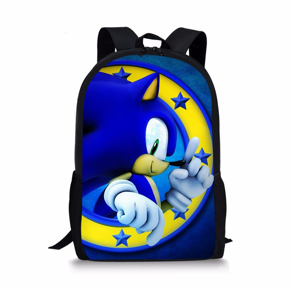 Школьный рюкзак Ник заказ Sony Sonic Sonic Sonic на одну штуку ученический рюкзак для книги с принтом