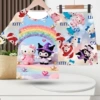 XX double short set-Rainbow K cat Lomi