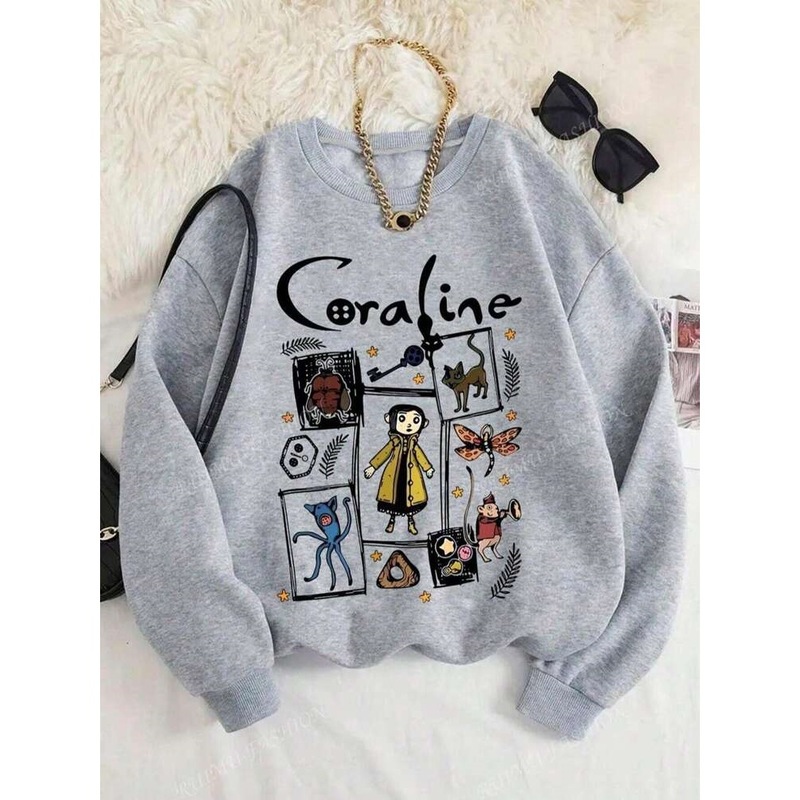 【跨境欧码】Women Simple Round Neck Long Sleeve Casual Top默|undefined