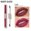 Double-sided lipstick, lip gloss, 20 colors, English