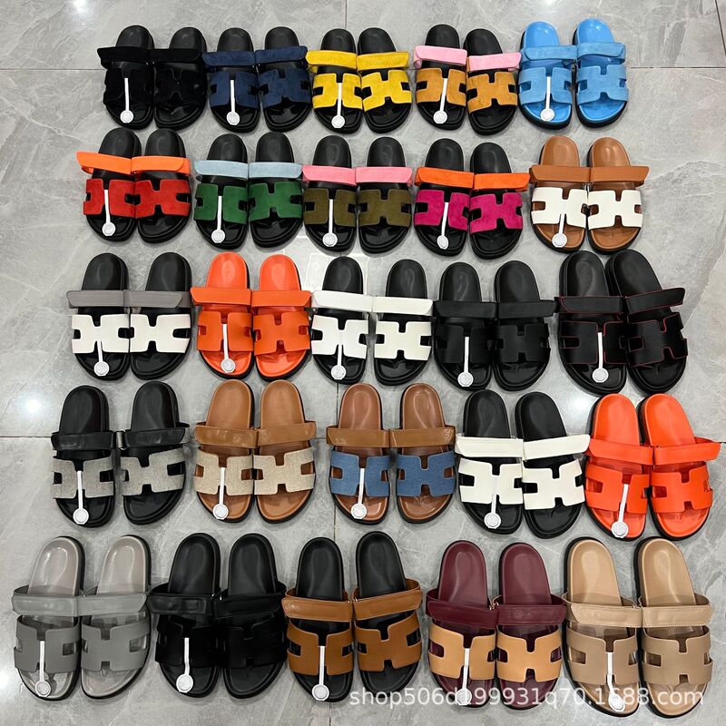 Ertou Women's Slippers 2025 New Model Flat Sole One-Strap Velcro Outdoor Sandals Half-Slipper Couple Beach Shoes Ertou Women's Slippers 2025 New Model Flat Sole One-Strap Velcro Outdoor Sandals Half-Slipper Couple Beach Shoes