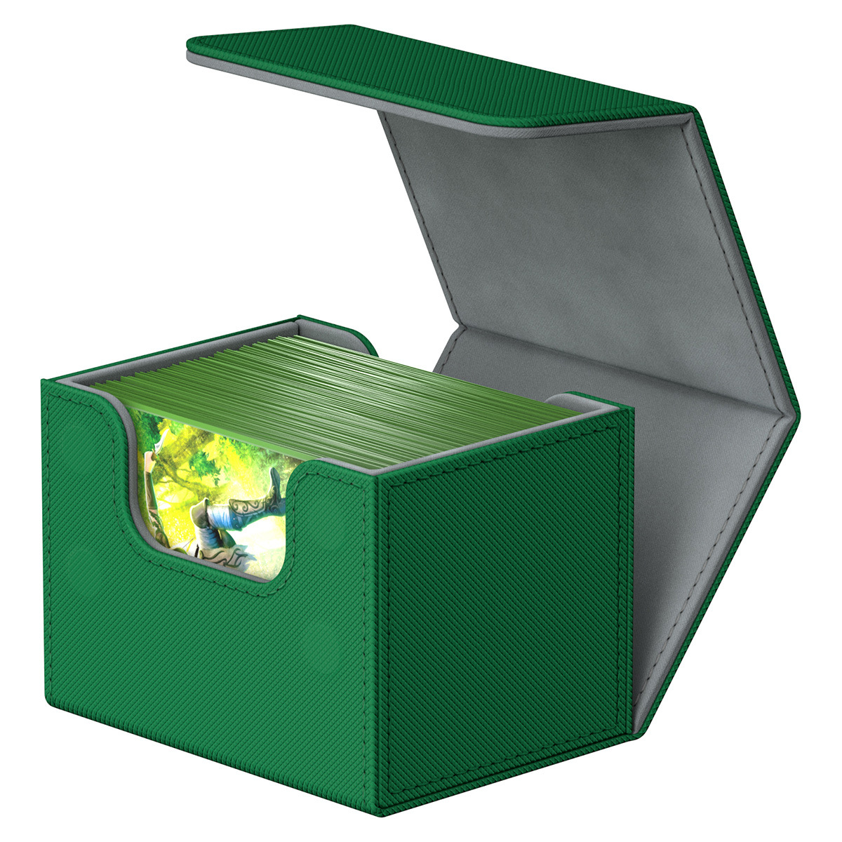 De gama alta de 100 + multi-funcional PU caja de tarjeta de juego de mesa MTG Ultraman tarjeta Bao Ke Meng Wanzhi tarjeta de almacenamiento al por mayor