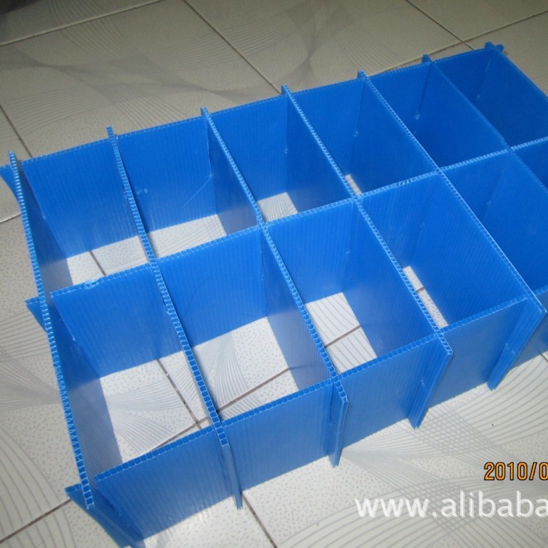 厂家批发PP中空板万通板 2-10毫米中空板白色中空板垫板隔板