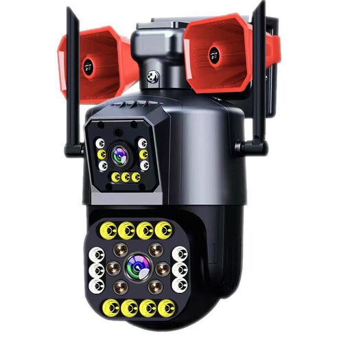 Dual-lens Ultra HD Home Outdoor 360-degree Remote Dialogue Smart 4G Wi-Fi-Free Waterproof Monitor