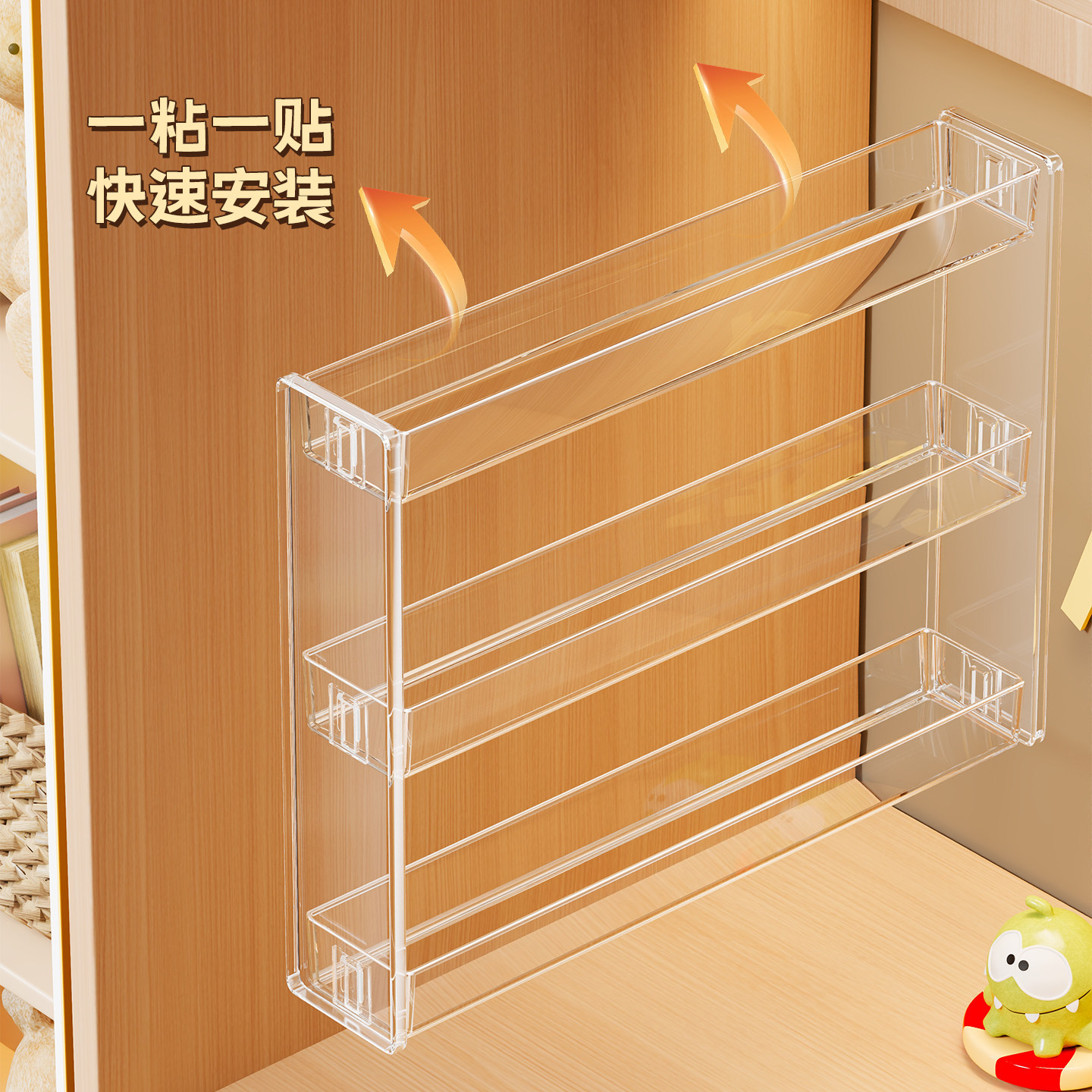 Estante Organizador de Pared Multifuncional para Baño image 5