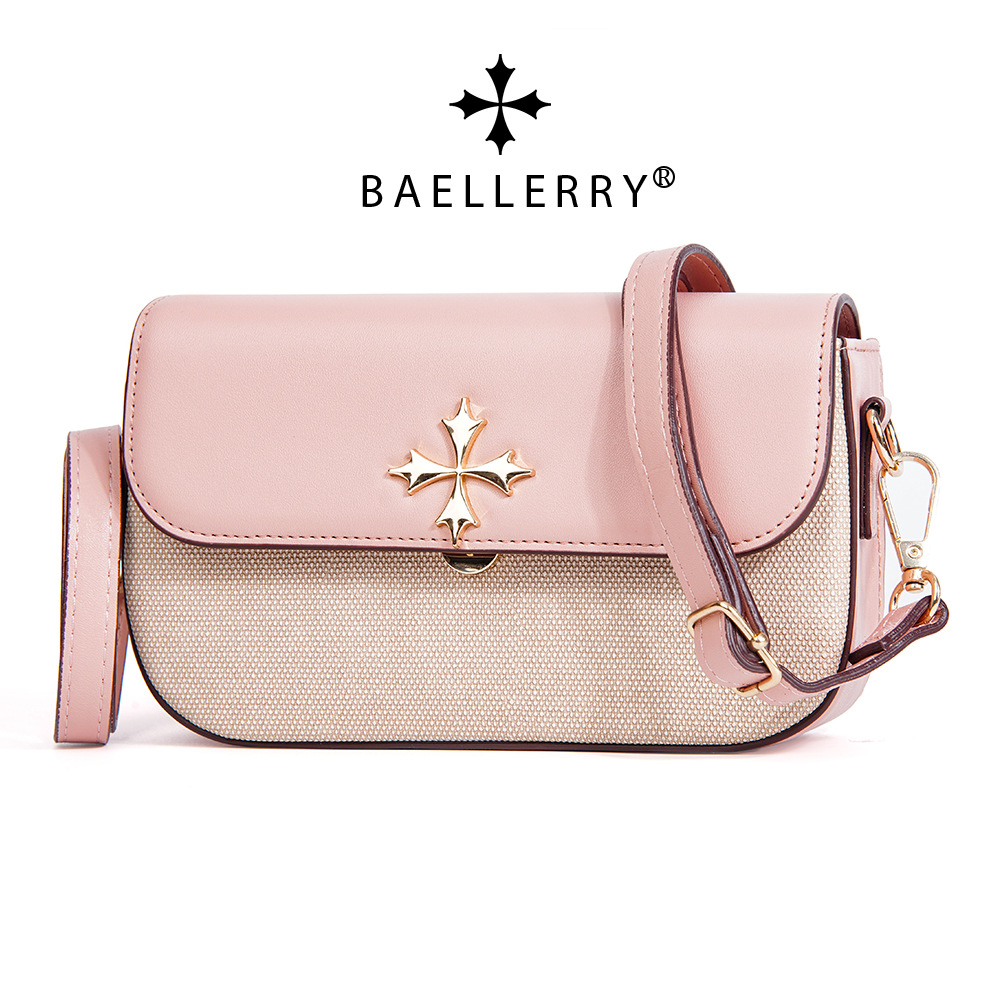 New Women's Mobile Phone Bag With Contrasting Colors Plain Weave Single Shoulder Crossbody Bag Mini Small Square Bag_voghion.com