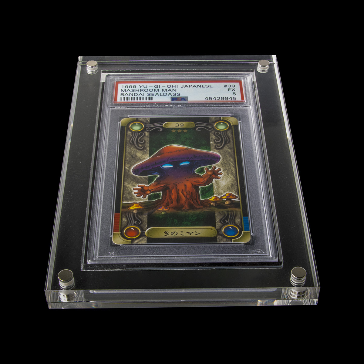 Caja de tarjeta de calificación PSA demostrador acrílico transparente de doble cara fuerte caja de almacenamiento magnético BGS calificación tarjeta caja de visualización