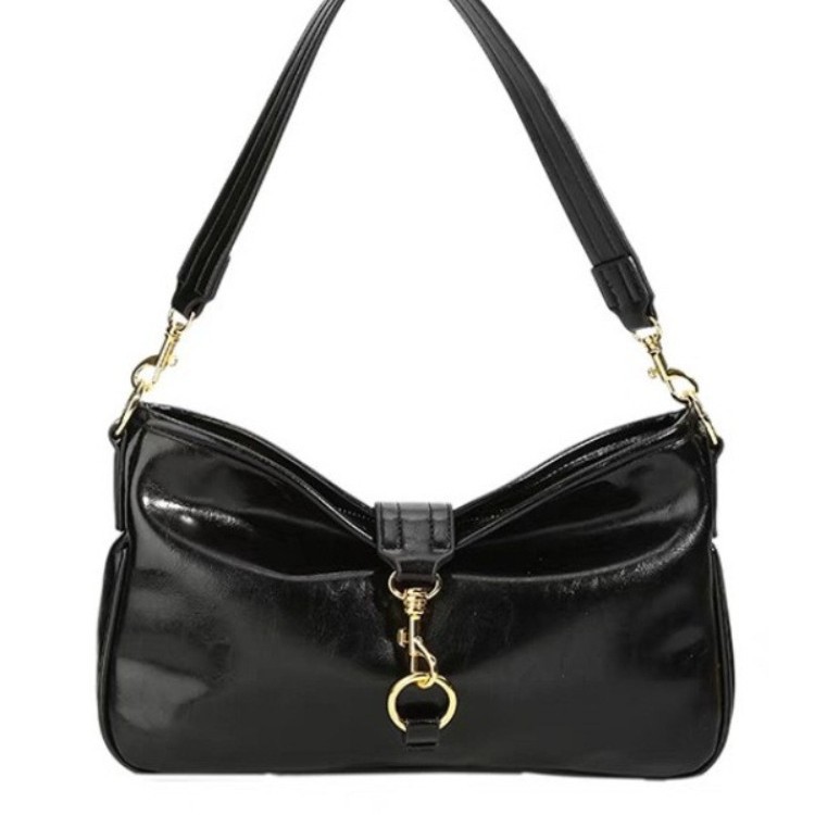 2026 Trendy New Korean Style Versatile Retro Baguette Bag Niche Design High-End Texture Shoulder Underarm Bag - Thumbnail 5