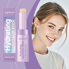 zephoco アイボリーホワイト コンシーラー スティック ナチュラル モイスチャライジング ライトフェイス ミディアム ハイライト コンター カラー メイクアップ スティック