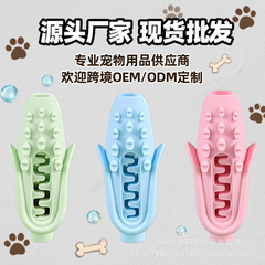 跨境宠物硅胶玩具狗狗磨牙棒清洁牙齿磨牙玩具中大犬耐咬现货批发