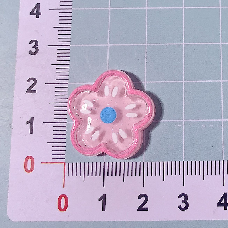 Nuevo sistema de color macarón flores transparentes accesorios de resina diy accesorios para el cabello parches de caso de teléfono móvil clipes de cabello material de hebilla de zapatos