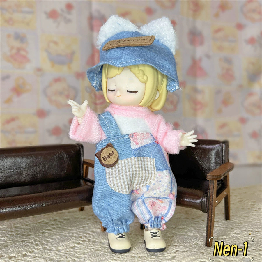 Кукольный костюм для 8-пунктной куклы BJD размером 16–17 см, кукла с 12 точками об11 beast asi тело одежда
