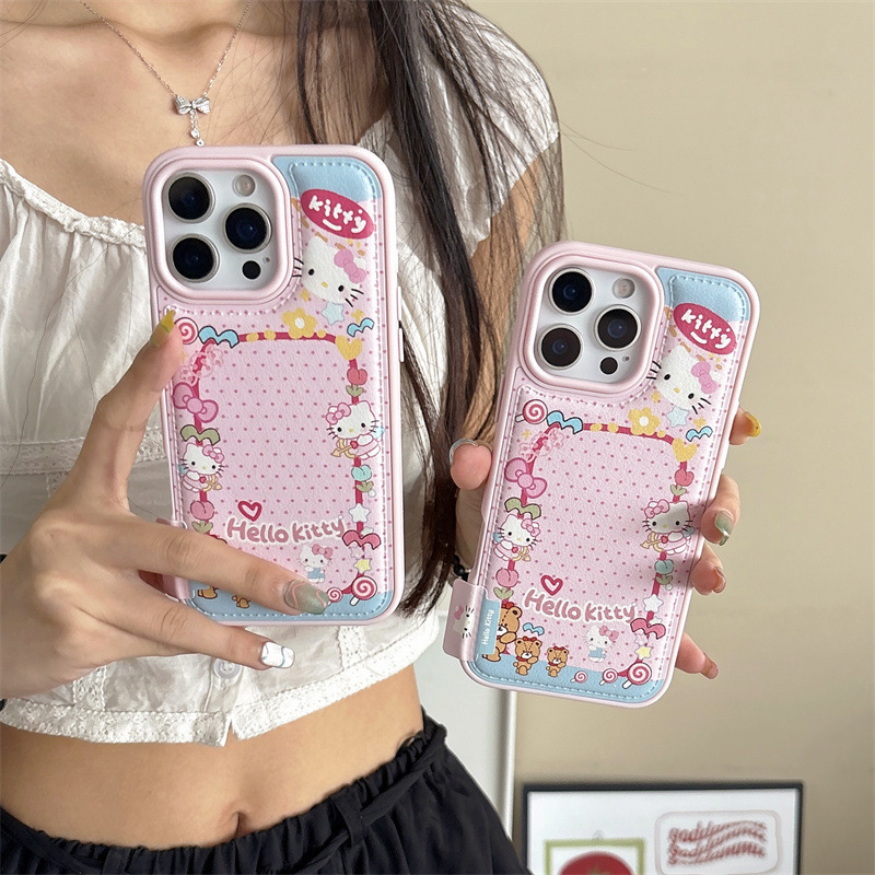 粉底波点小熊射箭KT适用iPhone17苹果16ProMax/15/14手机壳少女心|undefined