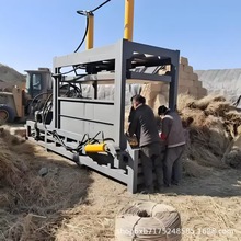 防风治沙稻草打包沙漠化网格化黄储打包机治风沙全自动打包机厂家