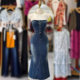 Ladies' Denim Skirt European and American Spice Girls Sling Denim dress Women's Waist Split Dress