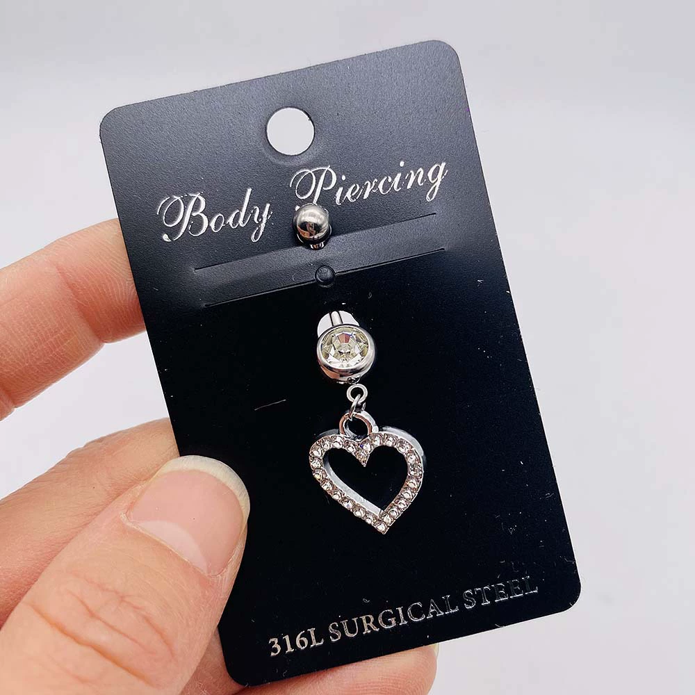(Cross-border trading), belly button piercing stainless steel, pendant, accessory, flowered, European style