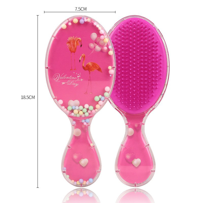 Pein de dibujos animados transfronterizos personalizados cuadrados portátiles impresión transparente arco iris masaje fluido bolsa de aire estudiante