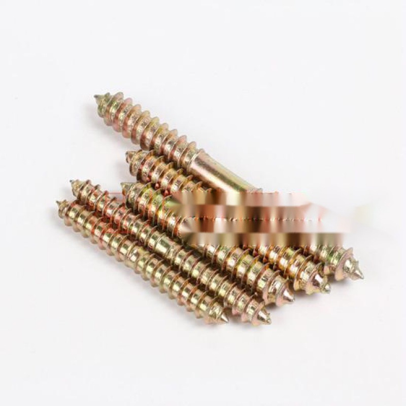 双头家具沙发公制栓杆厂家直销餐桌椅牙楼梯无头自攻螺丝尖尾