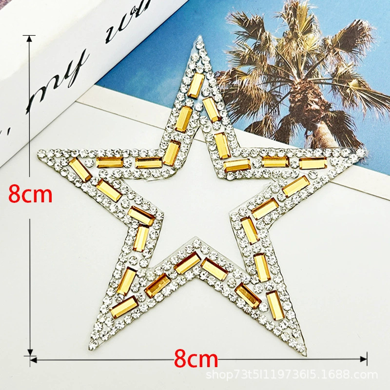 Personalidad cristal diamante pegatinas creativas hechas a mano pegatinas pegatinas pegatinas de ropa bolsas parches pegatinas de decoración de fiesta pegatinas de decoración de diamante