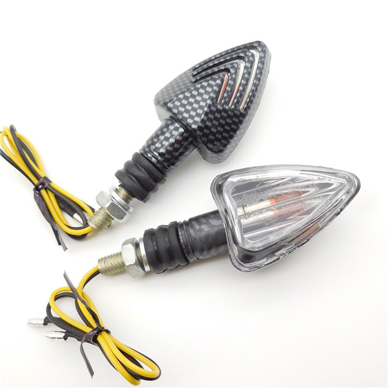 CH - 1004 lámpara de motocicleta triangular lámpara de dirección de lámpara de dirección de piel de serpiente de automóvil eléctrico