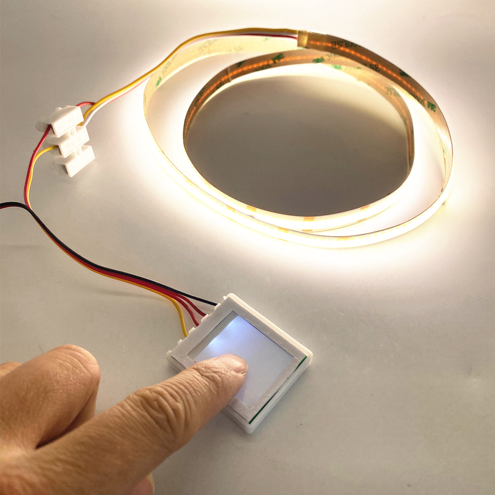 led触摸开关镜子触屏感应器led智能镜子触控调光变色调色感应开关