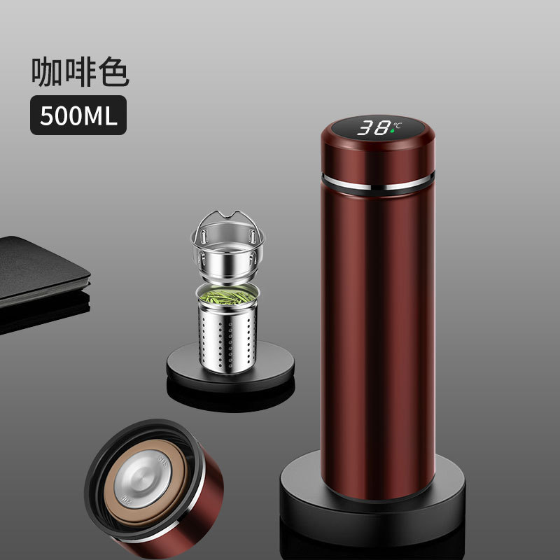 Estilo chino retro taza de vacío ins estilo nacional moda masculina y femenina estudiantes de acero inoxidable taza artística impresión creativa taza de agua