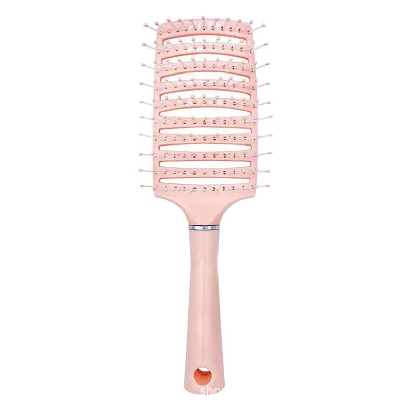 Peine esponjoso para hombres estilo cabeza de aceite, peine curvado de masaje del cuero cabelludo, dropshipping