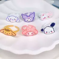 2024 новый стиль Sanrio милые кольца моды минималистский аксессуар персонализированный мультфильм капает масло горячая продажа бриллиантовое кольцо