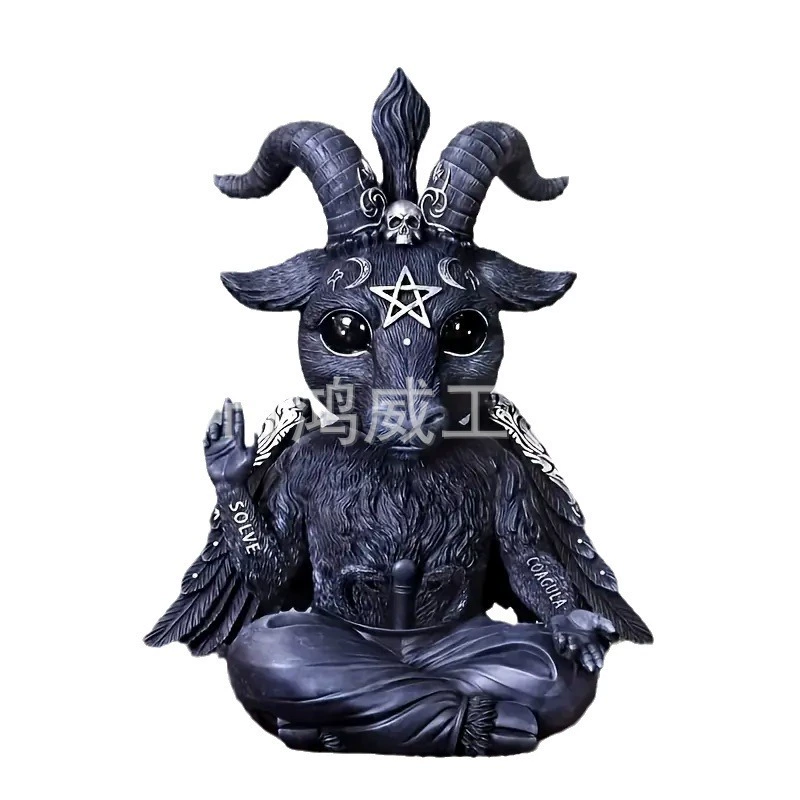 Black magic statue, decorations for gazebo, new collection, (Cross-border trading), owl, griffon