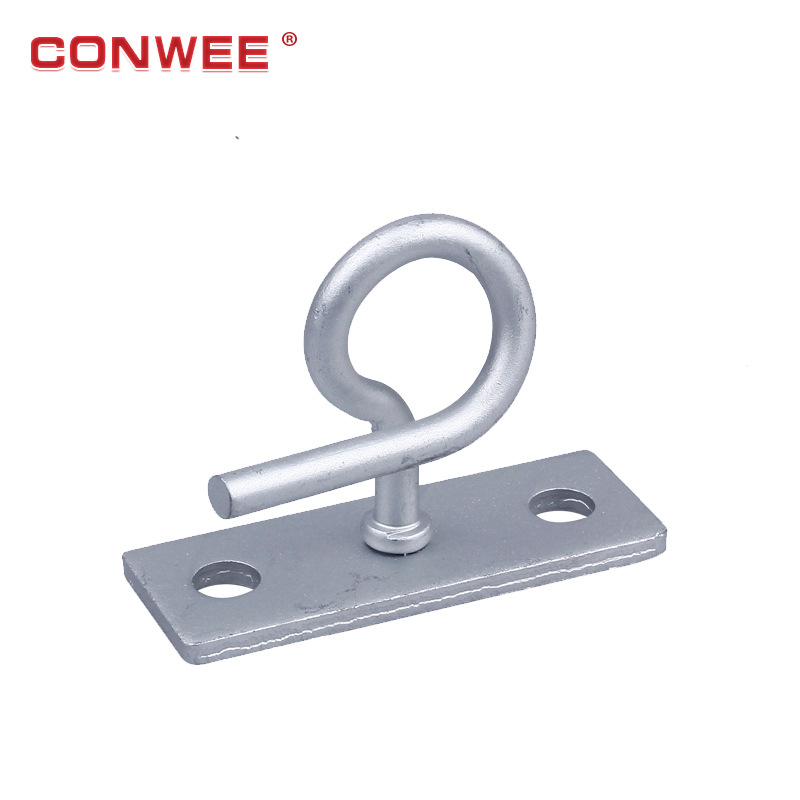 光缆用C型拉钩 环形拉钩 抱箍拉钩 FTTH户外光缆T形悬垂线夹支架