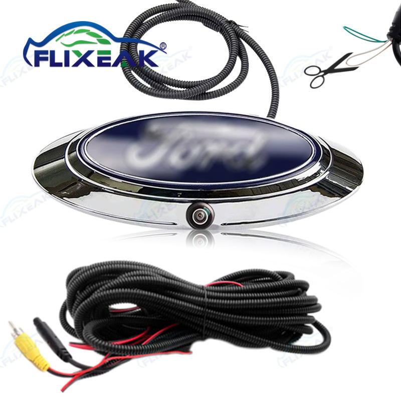 Suitable for Ford Pickup Truck F Series Car Tailgate Logo Car Logo Dynamic Trajectory High-Definition Reversing Camera