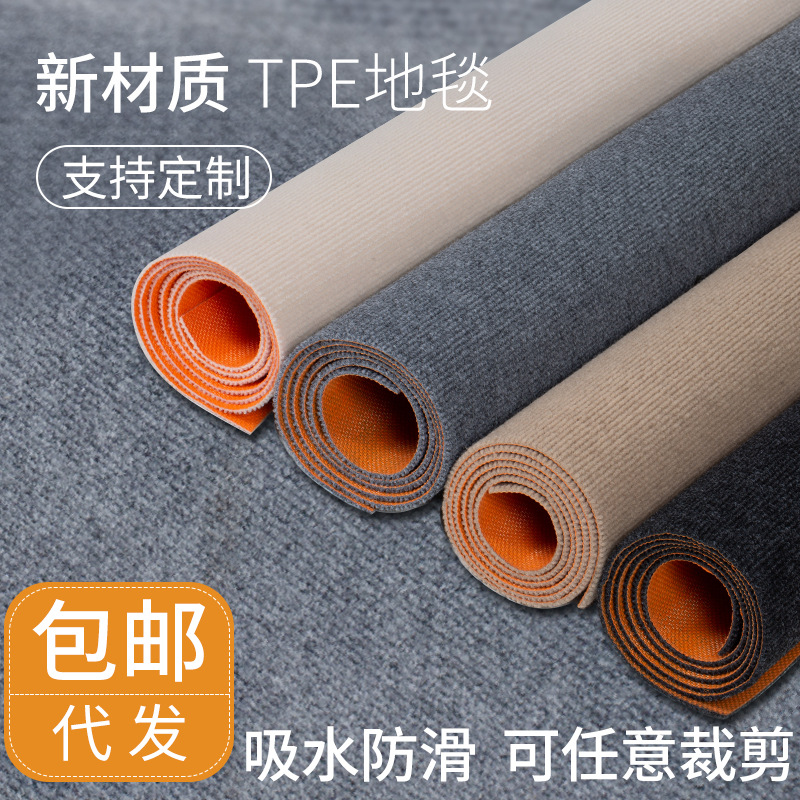 TPE地毯地垫家用厨房飘窗卫生间吸水地垫商用办公室楼梯防滑地毯