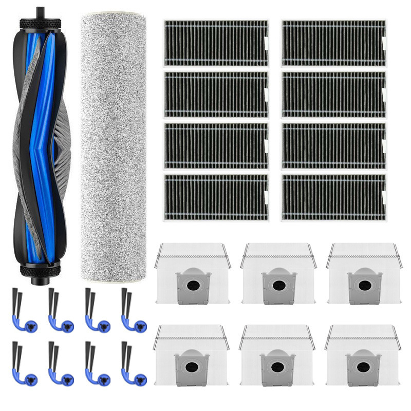 メーカーはEcovacsの掃除機x9/x9Proのアクセサリーであるメインブラシ、ローラーブラシ、モップ、フィルター、サイドブラシ、ダストバッグ、雑巾に適合しています。|undefined
