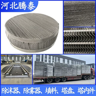 2205金属丝网波纹填料 250AX500BX型双层不锈钢真空精馏丝网填料